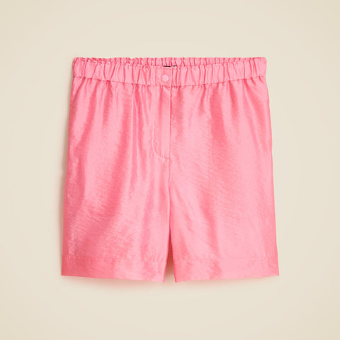 Summerweight nylon short with removable lining