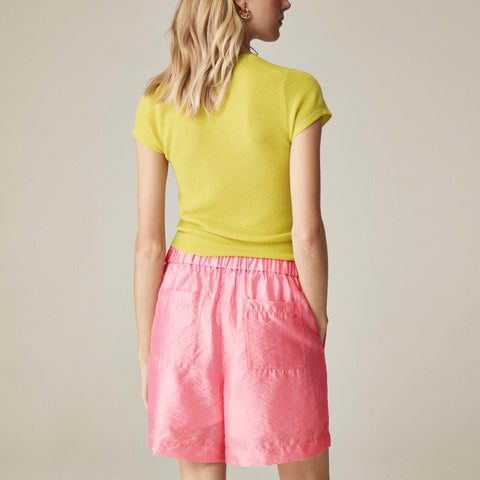 Summerweight nylon short with removable lining