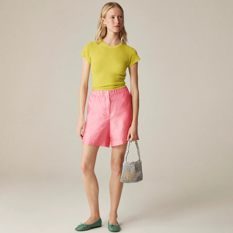 Summerweight nylon short with removable lining