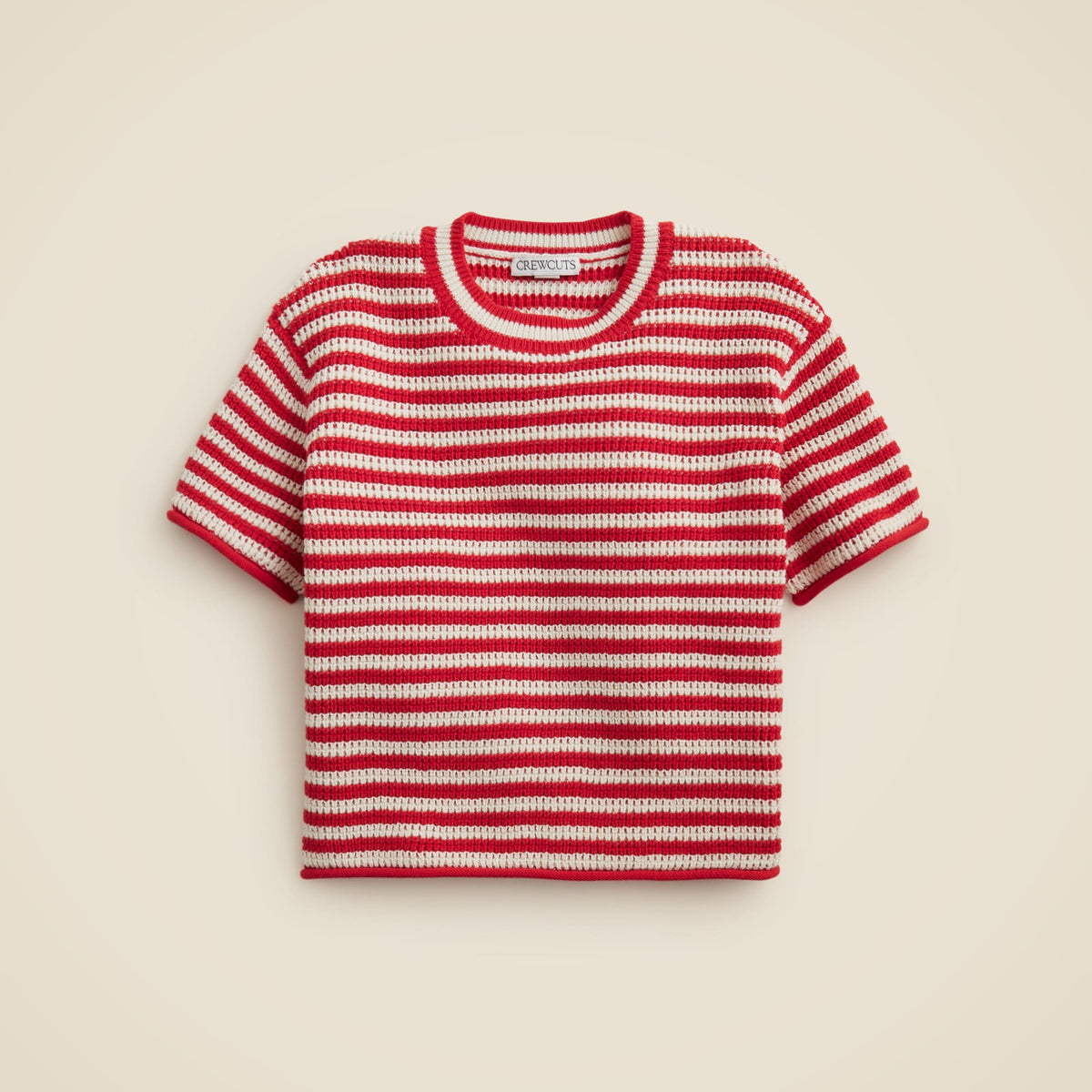 Girls' striped sweater-tee