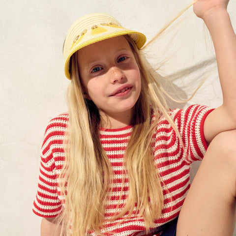 Girls' lemon visor