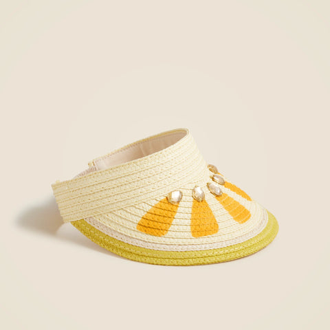 Girls' lemon visor