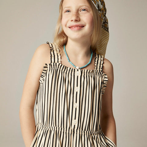 Girls' handstand jumpsuit in broken-in jersey