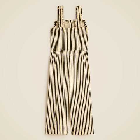 Girls' handstand jumpsuit in broken-in jersey