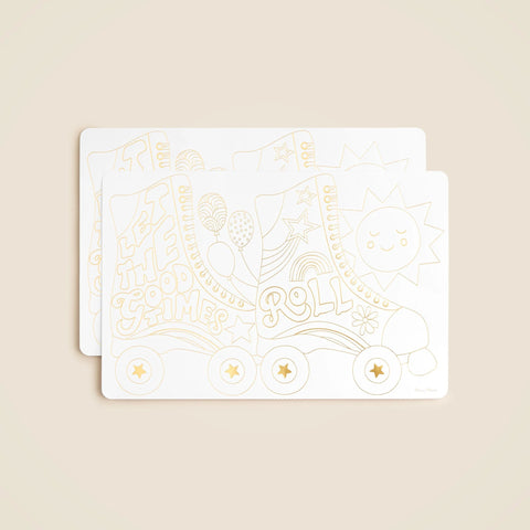 Meri Meri™ happy icons coloring place mats eight-pack