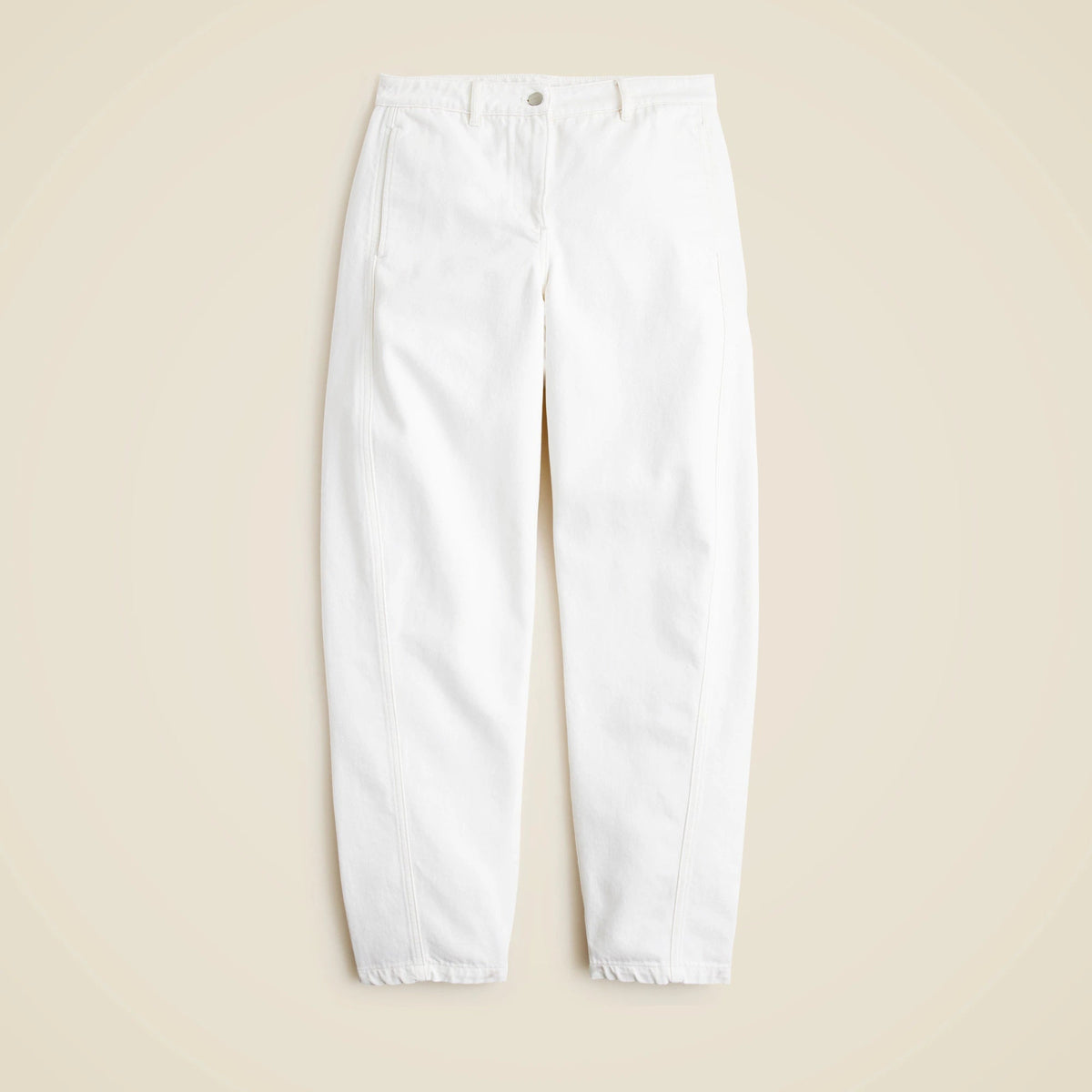 Relaxed barrel-leg jean