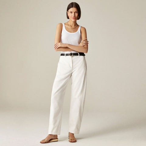 Relaxed barrel-leg jean