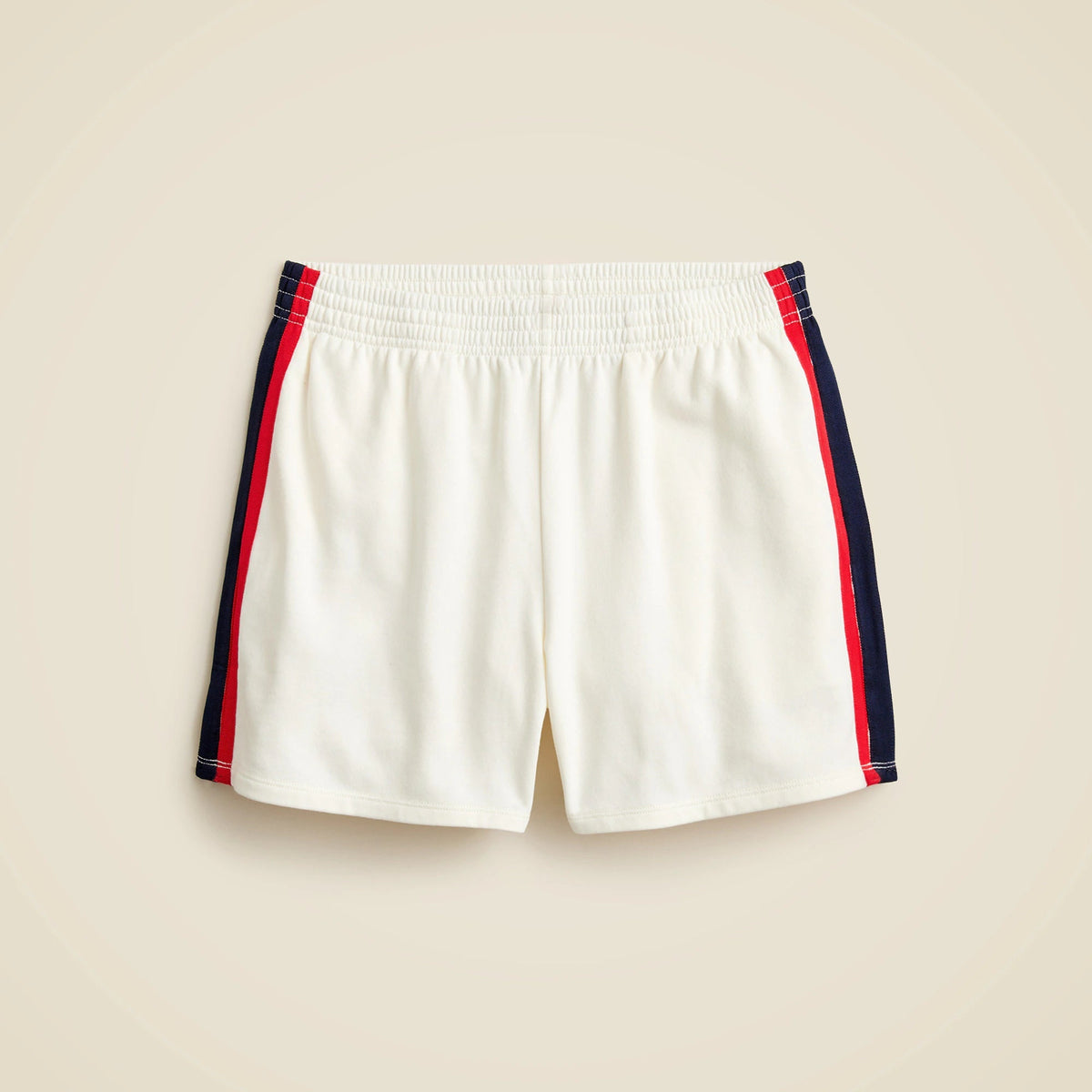 Terry boxer short with stripes