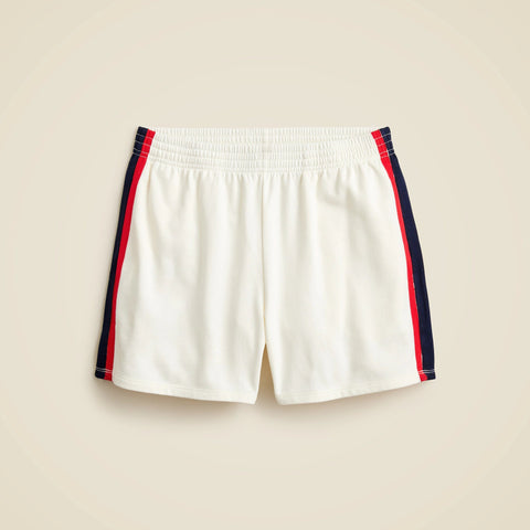 Terry boxer short with stripes