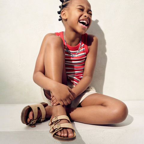 Kids' new Colbie wide-strap sandals