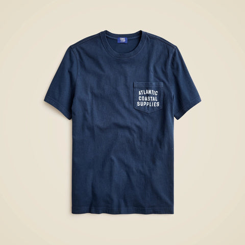 Atlantic Coastal Supplies X J.Crew vintage-wash cotton graphic T-shirt