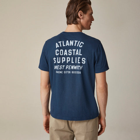 Atlantic Coastal Supplies X J.Crew vintage-wash cotton graphic T-shirt