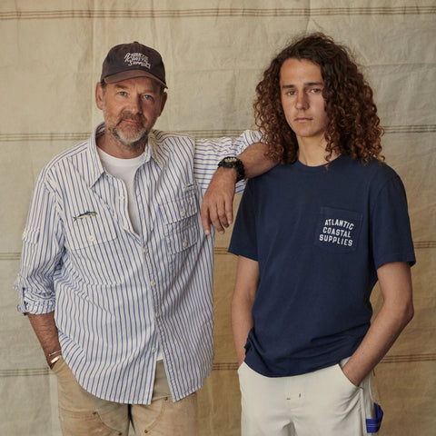 Atlantic Coastal Supplies X J.Crew vintage-wash cotton graphic T-shirt