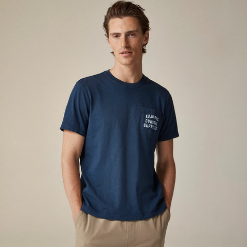 Atlantic Coastal Supplies X J.Crew vintage-wash cotton graphic T-shirt