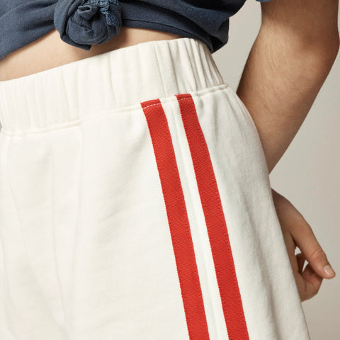 Girls' track short in terry