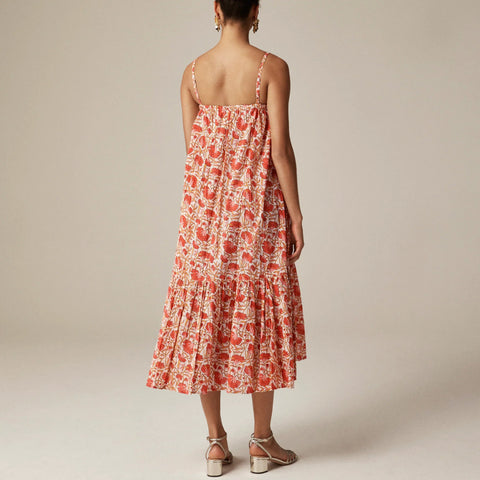 SZ Blockprints™ X J.Crew tiered dress