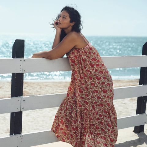 SZ Blockprints™ X J.Crew tiered dress