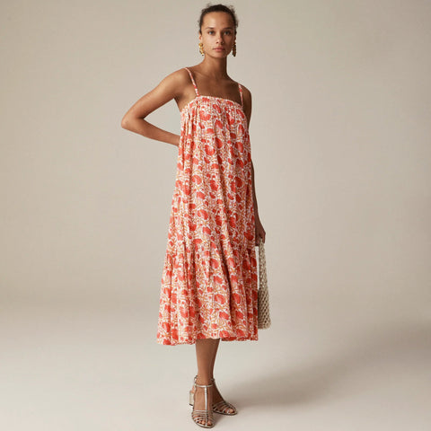 SZ Blockprints™ X J.Crew tiered dress