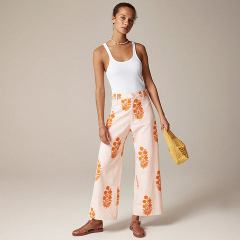 SZ Blockprints™ X J.Crew denim disco pant