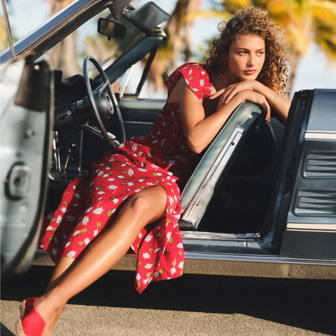 Palermo dress in ramie