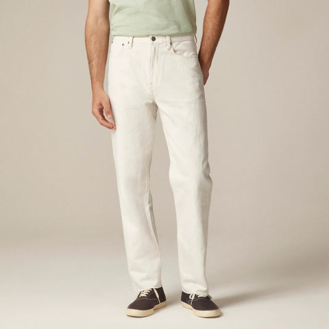 Classic summerweight jean in cotton-linen blend