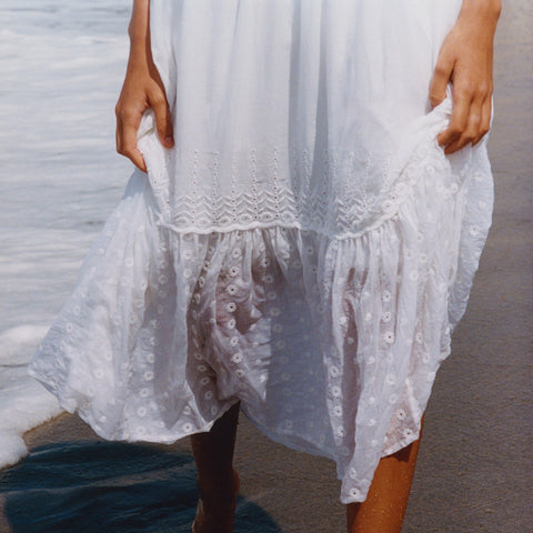 Sorrento dress in cotton voile