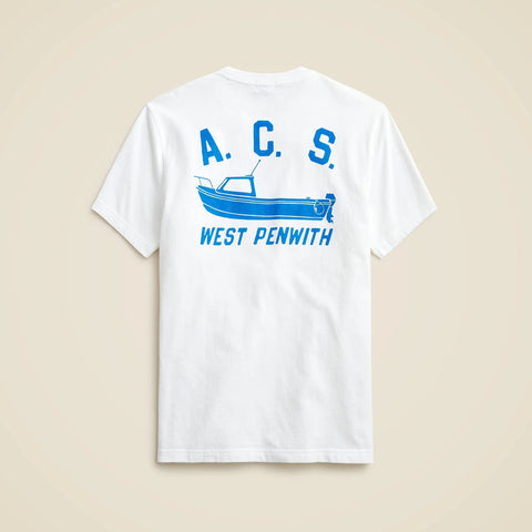 Atlantic Coastal Supplies X J.Crew vintage-wash cotton graphic T-shirt