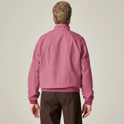 Garment-dyed Harrington jacket