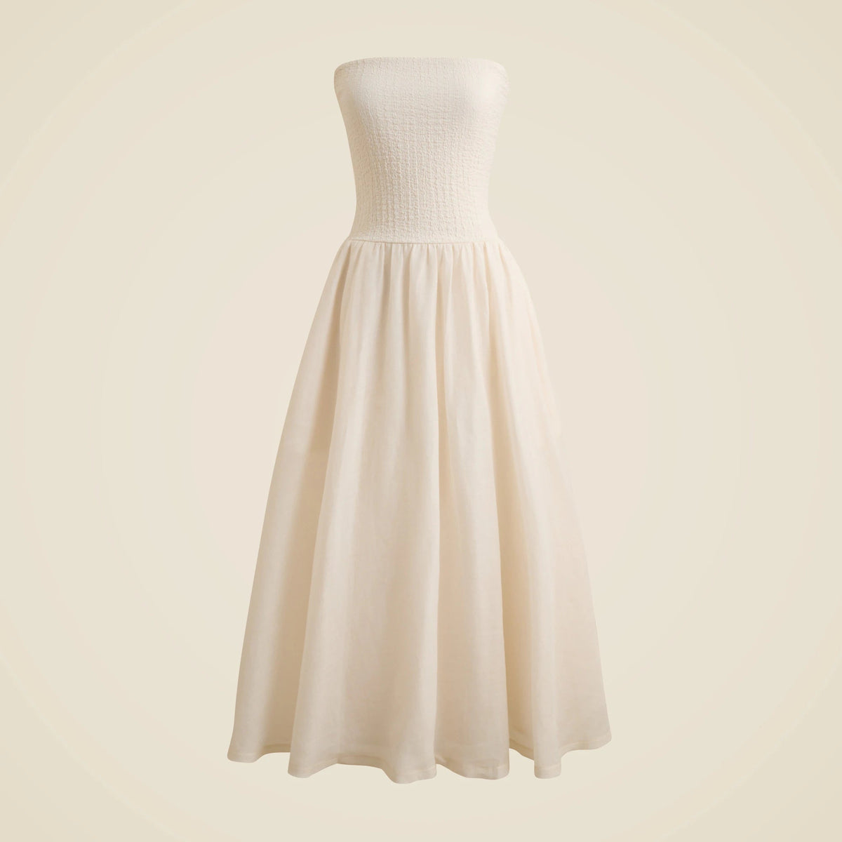 Strapless mixy dress