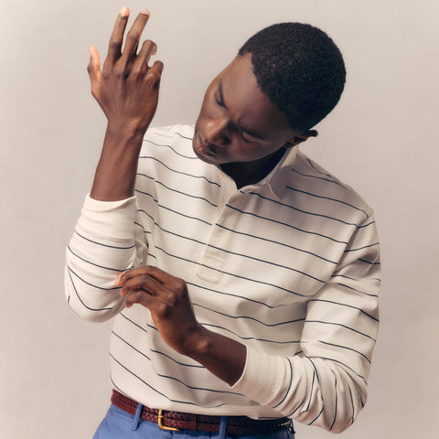 Rugby shirt in stripe