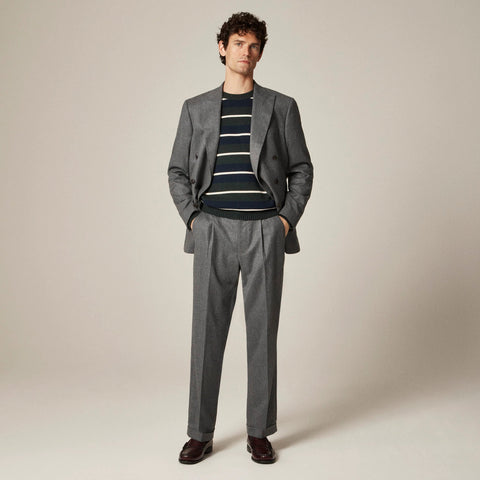 Kenmare Relaxed-fit suit pant in Italian wool