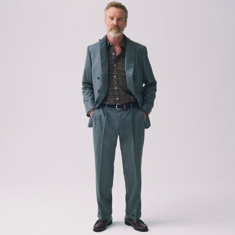 Kenmare Relaxed-fit suit pant in Italian wool