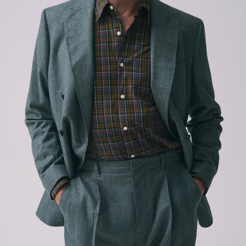 Kenmare Relaxed-fit suit pant in Italian wool