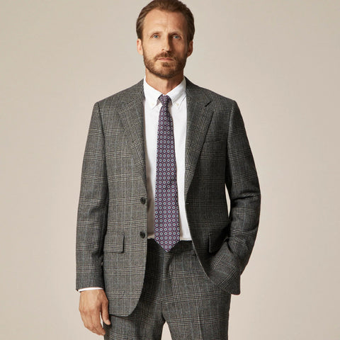 Kenmare Relaxed-fit suit jacket in English lambswool