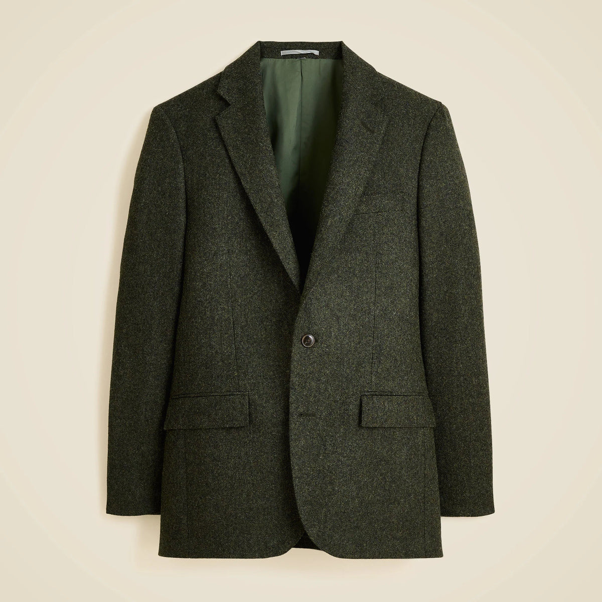 Ludlow Slim-fit suit jacket in English donegal wool tweed