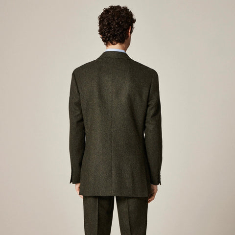 Ludlow Slim-fit suit jacket in English donegal wool tweed