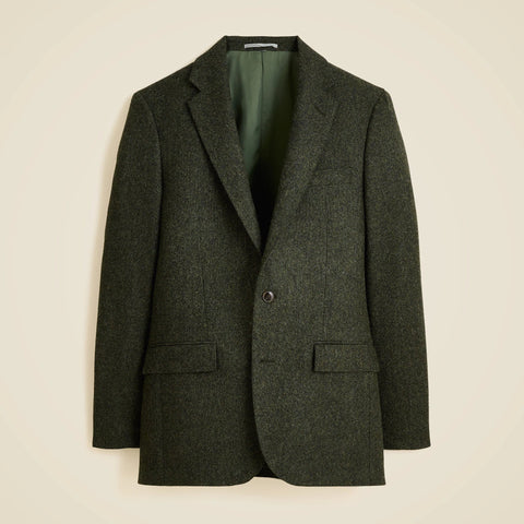 Ludlow Slim-fit suit jacket in English donegal wool tweed