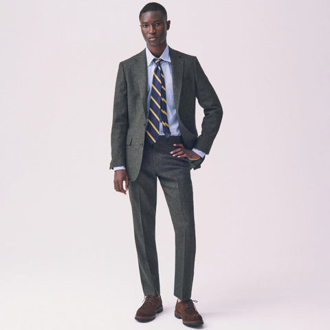 Ludlow Slim-fit suit pant in English donegal wool tweed