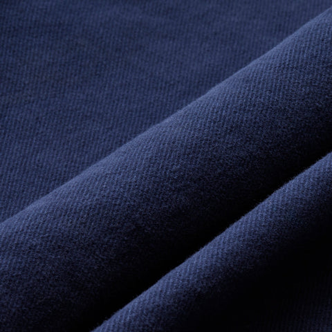 Relaxed-fit suit jacket in garment-dyed Italian cotton twill