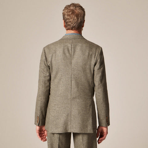 Relaxed-fit suit jacket in English merino wool