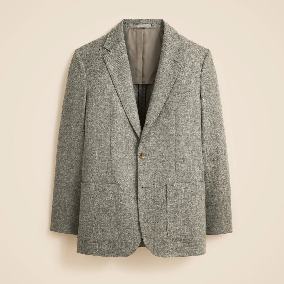Relaxed-fit suit jacket in English merino wool