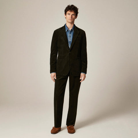 Crosby Classic-fit suit jacket in Italian corduroy