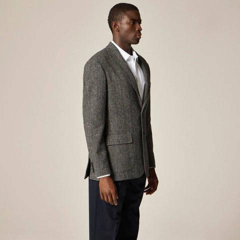 Sportcoat in English wool broken herringbone