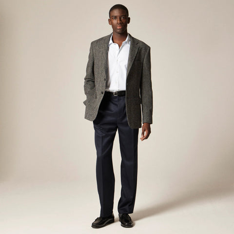 Sportcoat in English wool broken herringbone