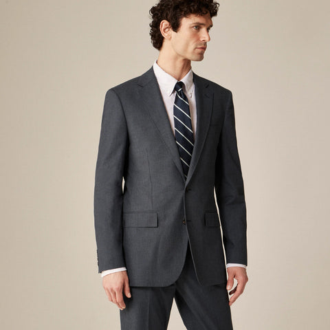 Ludlow Slim-fit suit jacket in Italian cotton blend
