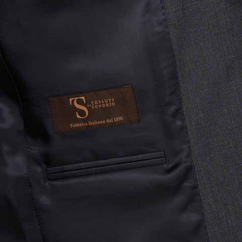 Ludlow Slim-fit suit jacket in Italian cotton blend