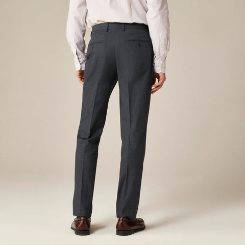 Ludlow Slim-fit suit pant in Italian cotton blend
