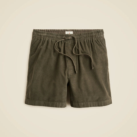 Everyday drawstring short in corduroy