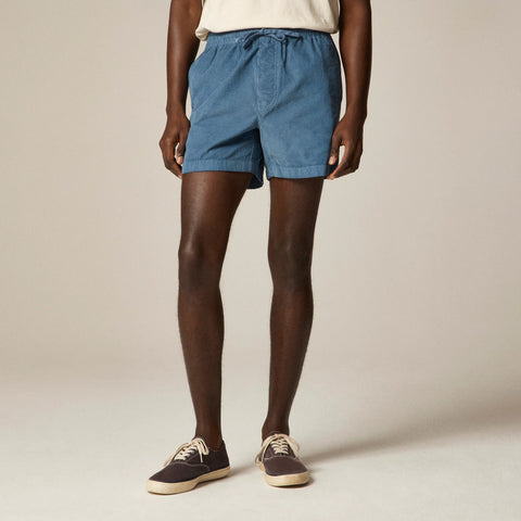 Everyday drawstring short in corduroy