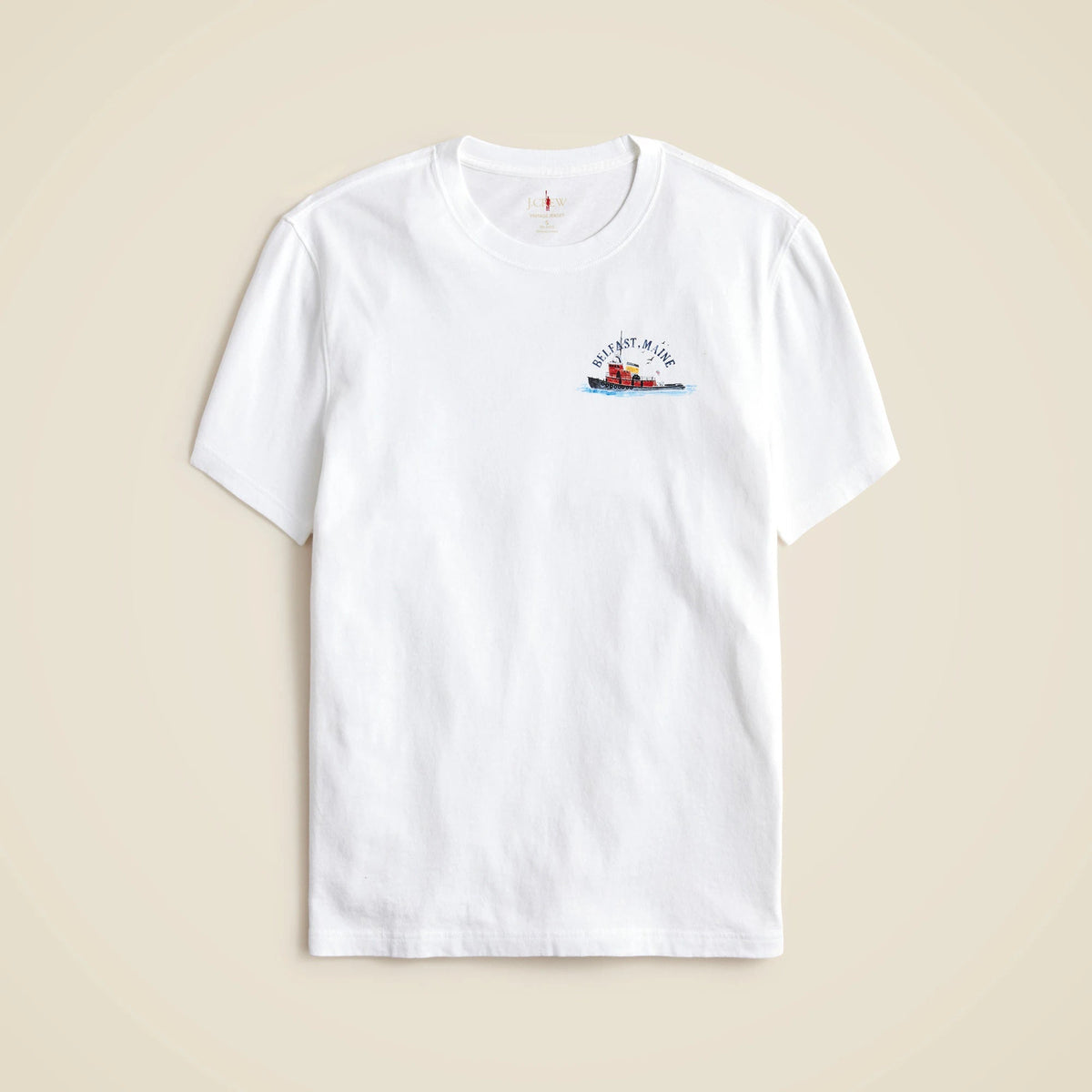 Vintage-wash cotton "Old-Fashioned" graphic T-shirt
